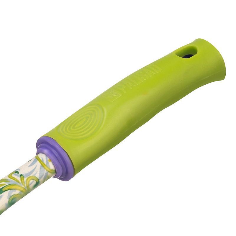 Грабли веерные 9 - зубые, 75 х 385 мм, стальные, пластиковая рукоятка, Flower Green, Palisad 62042