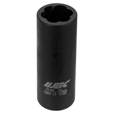 Головка-экстрактор ударная двухсторонняя 1/2'' 17 мм 6-гр JBC JBC-4267-17
