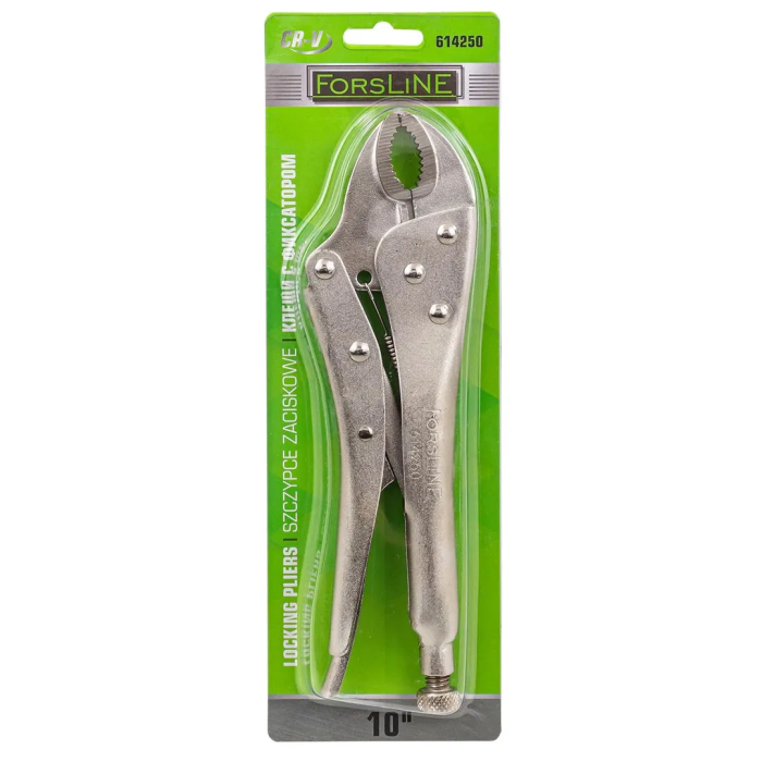 Зажим гейферный с ''овальными губками''10''-250 мм ForsLine FL-614250