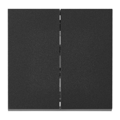 Выключатель 2 клав. проходной, скрытый, 10А графит, Carre, Bylectrica С(6+6) 10-3663 графит