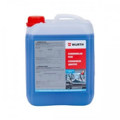 Очиститель стекол PLUS, зимний, концетрат, 5 л WÜRTH 0892332850