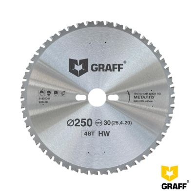 Пильный диск по металлу 250x30x48z EXPERT GRAFF