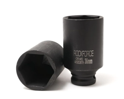 Головка ударная глубокая тонкостенная 36 мм 6-гр 1/2'' RockForce RF-4458536TH