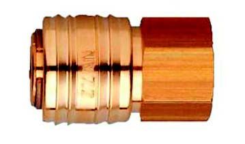 Быстросъемная муфта, "мама"-внутр.резьба 1/4", латунь, WUMAX 16991014