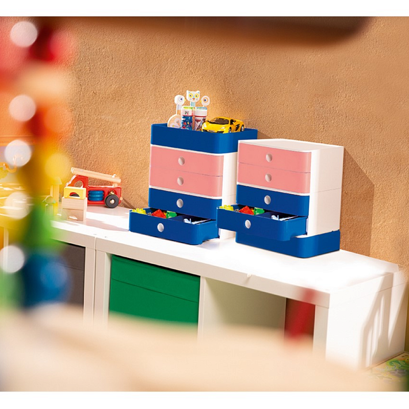 Блок из 2-х лотков закрытый "Allison", карамельный, черный