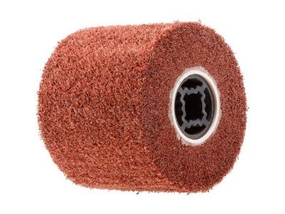 Шлифвалик нейлоновый 100 мм зернистость P80 Wortex (SW101208019)