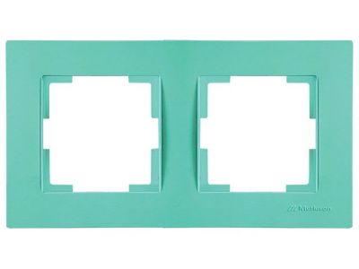 Рамка 2-ая горизонтальная зеленая, RITA, Mutlusan 22208001210
