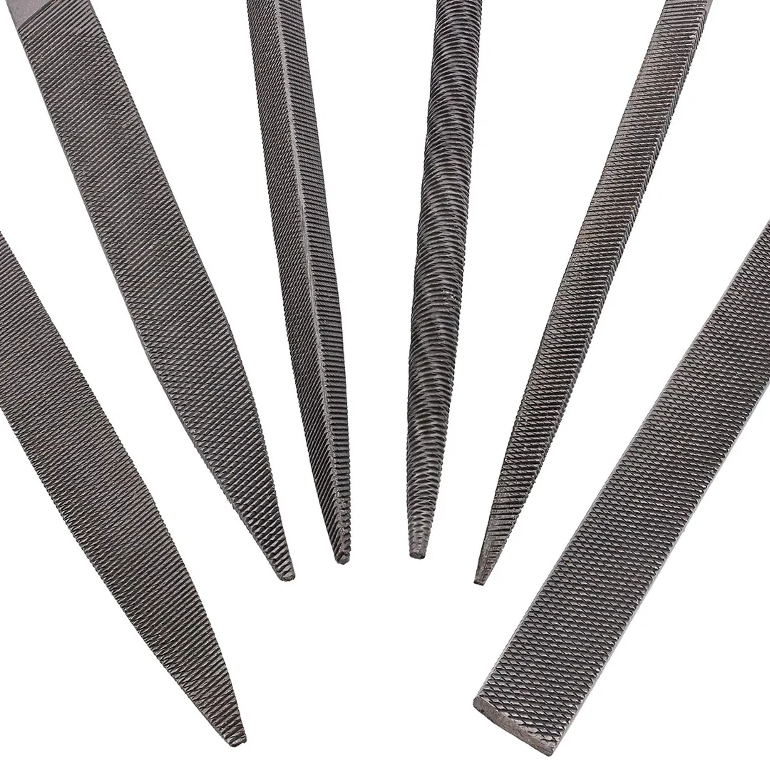 Набор надфилей разнопрофильных 180 мм, 6 пр. FORSTIME FT-6162