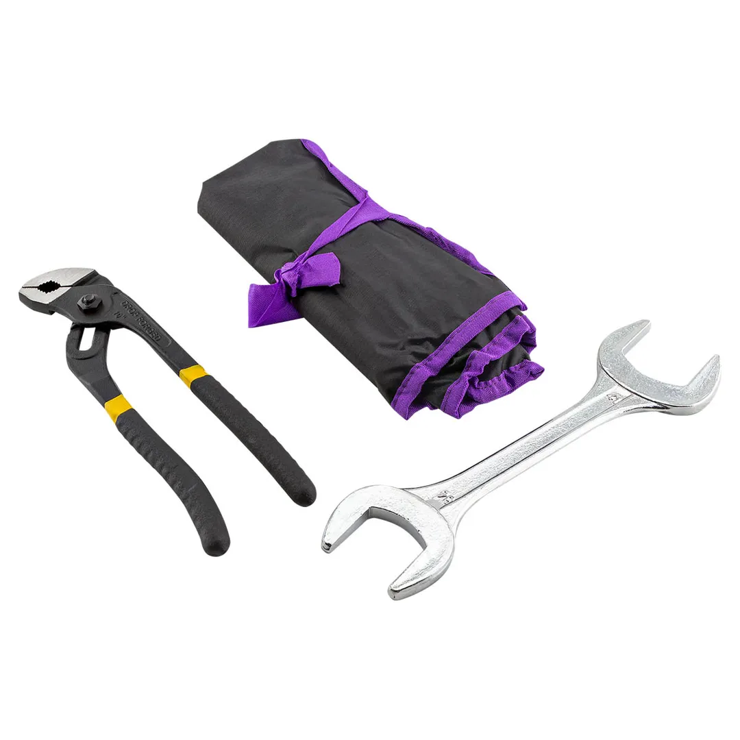 Набор комбинированных 10-22 мм и рожковых ключей 6х7, 8х9, 24х27, 30х32, 36х41 мм, пассатижи, 14 пр Помощник 5198P+2