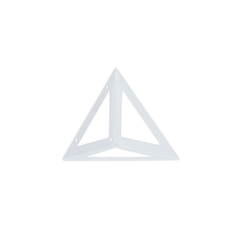 Полкодержатель мет. RISE 150*150*150*1.5 белый AKS 124296