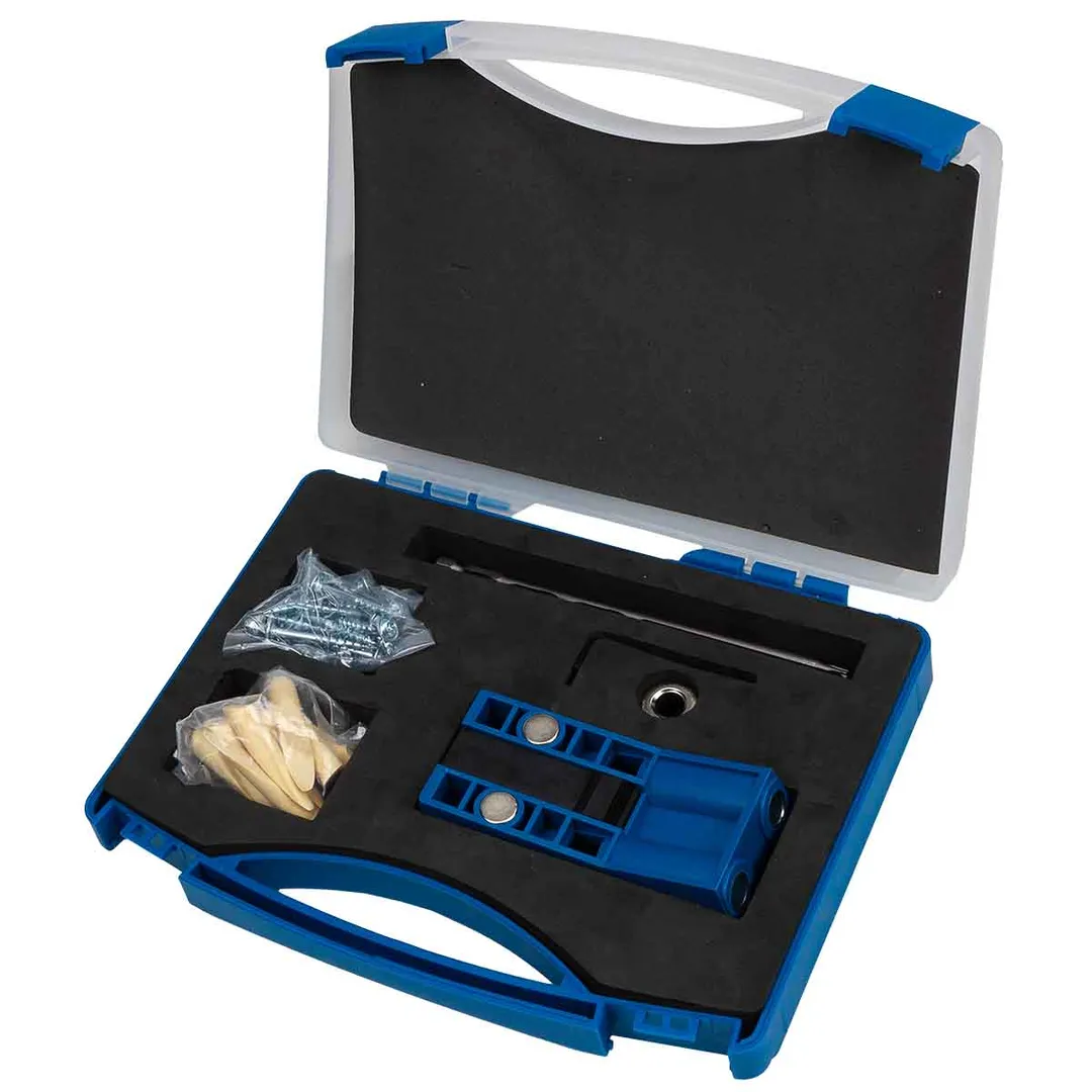 Кондуктор для сверления отверстий с аксессуарами 35 пр. RockForce RF-44120B