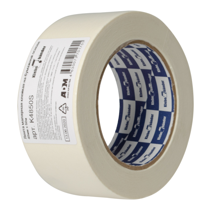 Лента малярная бумажная 48ммx50м Klebeb?nder (K4850S) 115 мкн, в и/у