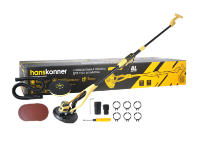 Шлифовальная машина для стен и потолков Hanskonner HDWS6080BL