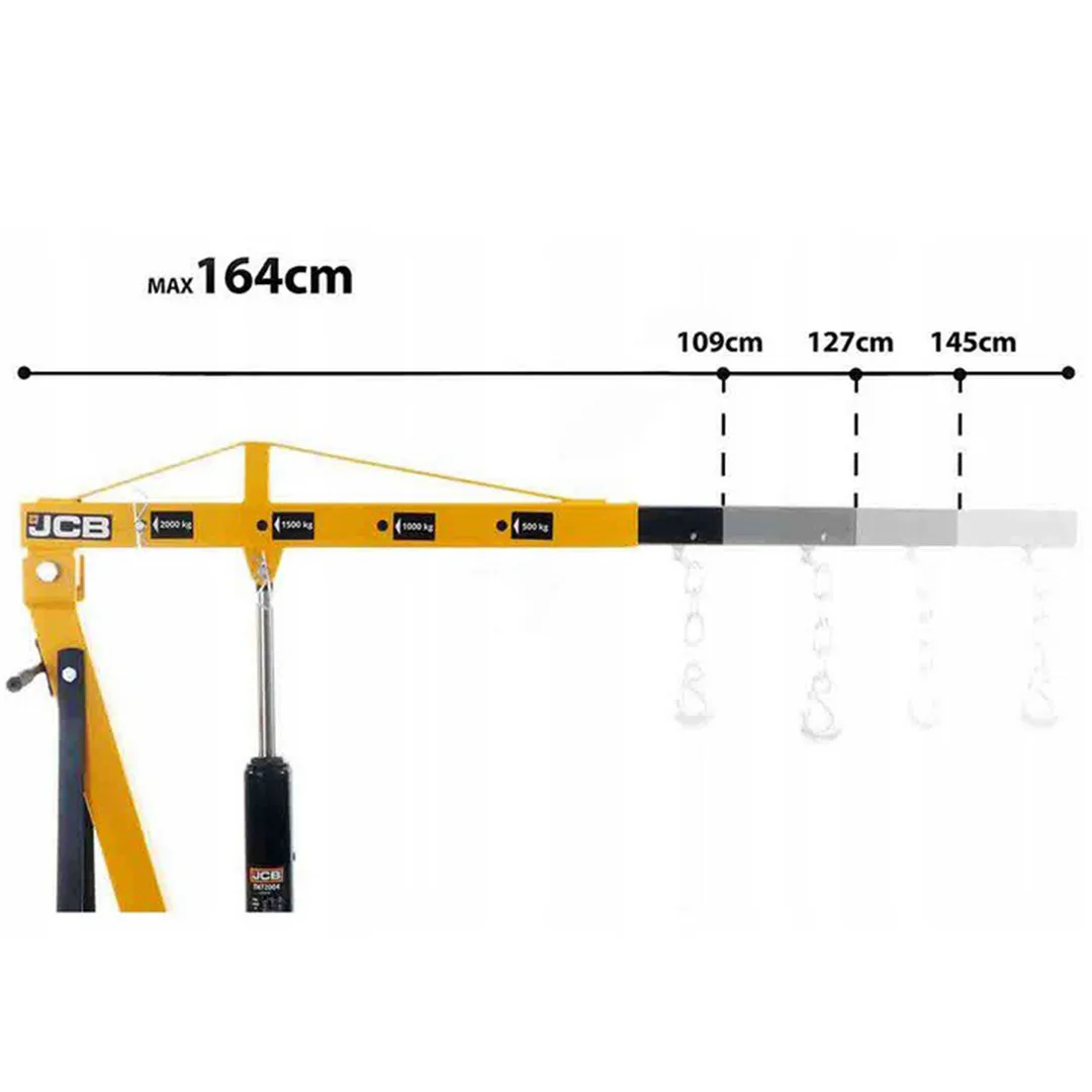 Кран гидравлический 2 т, h подъема 2200 мм JCB JCB-TH72004 (T32002)