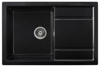 Мойка кухонная из мраморной крошки, оникс, B27-25 Gerhans