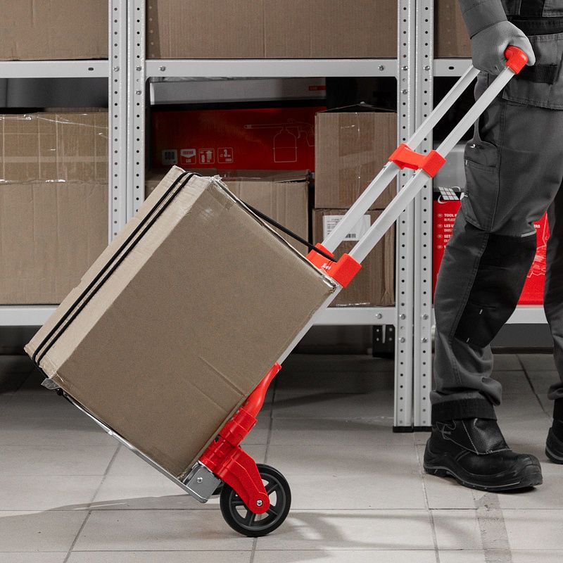 Тележка хозяйственная, складная, 2 колесная, грузоподъемность 70 кг Matrix 98206