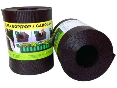 Лента бордюр садовая/газонная "Классика", 9м, h30см, коричн. ДОМ МАСТЕРОВ ДоМ-2-39