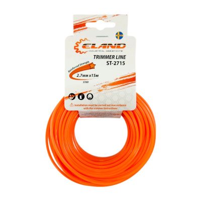 Леска для триммера ELAND ST-2715 2,7мм*15м, звезда