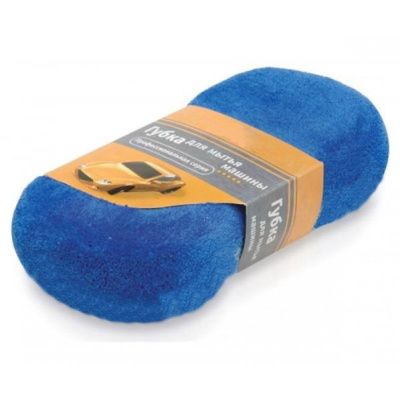 Губка для мытья авто с микрофиброй SW01C (23*12*6см)