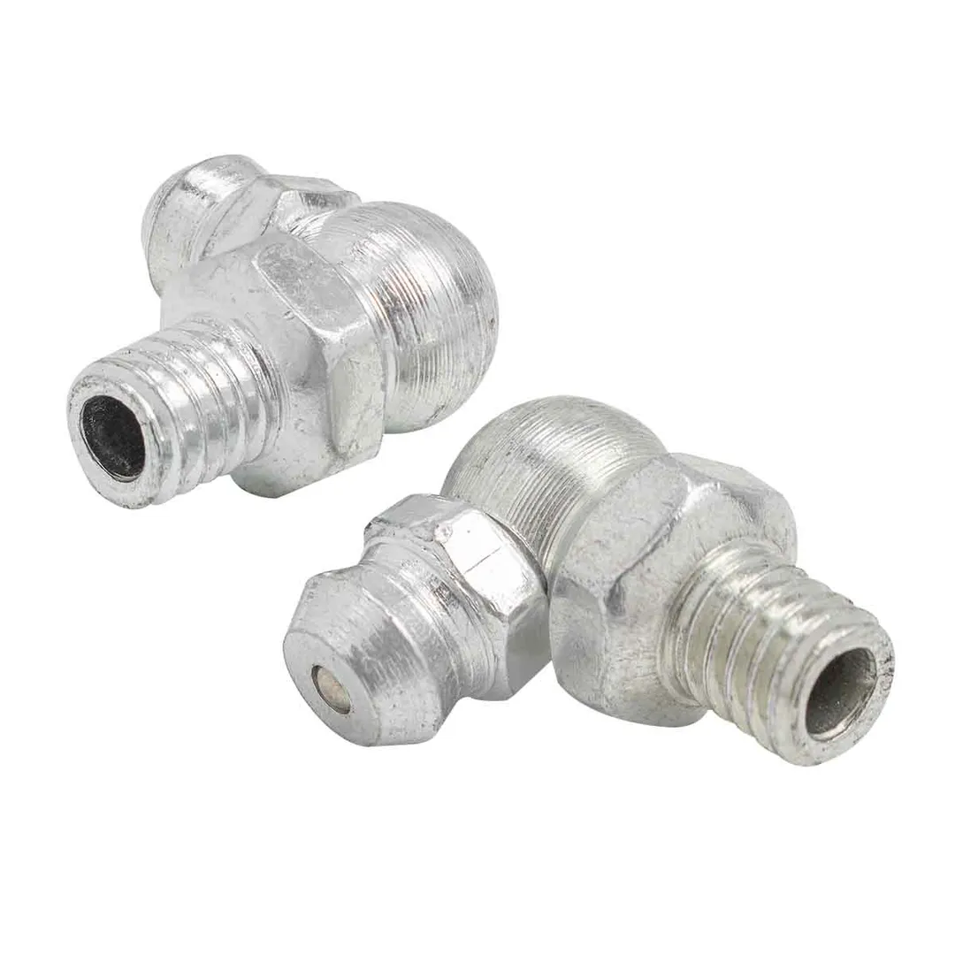 Пресс-масленка 6 мм угловая, 90°, комплект 10 шт. RockForce RF-GN-01-90-6MM