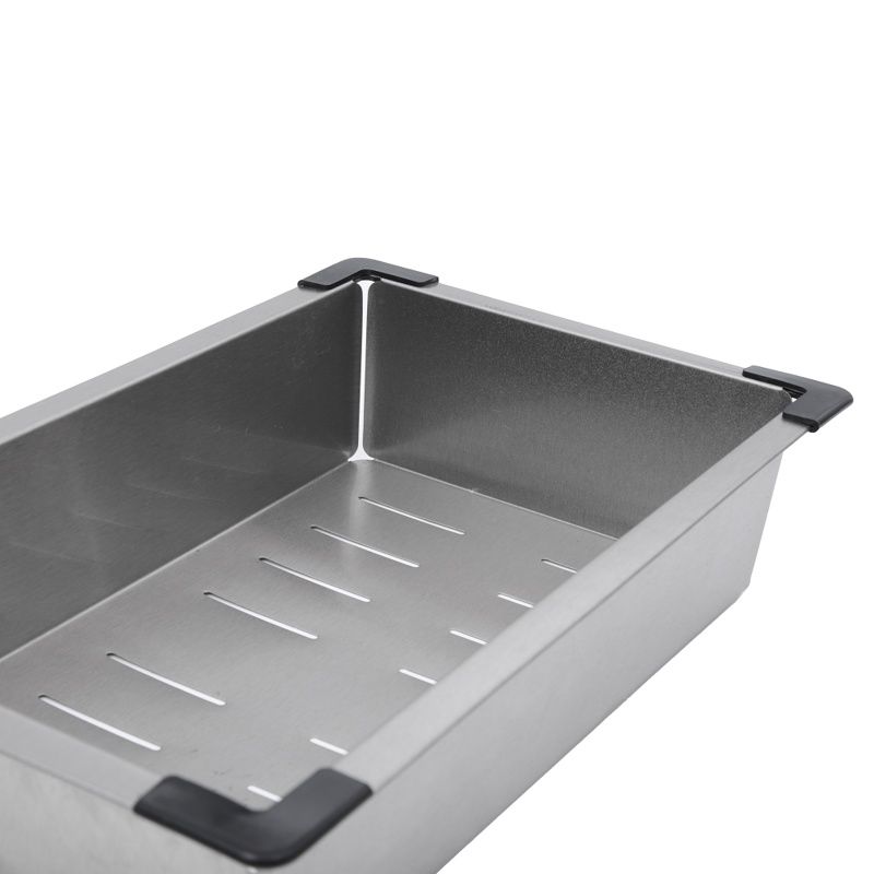 Коландер для кухонной мойки, нержавеющая сталь, сатин WISENT W30410