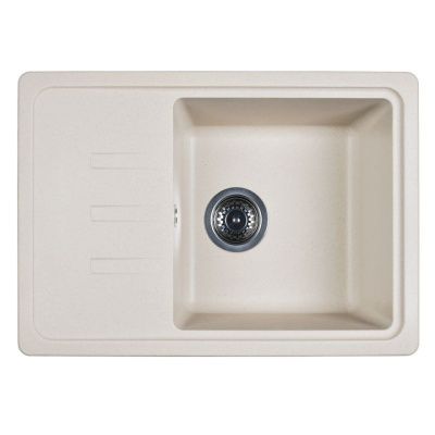 Мойка кухонная из мраморной крошки, cream, Wisent W620-30