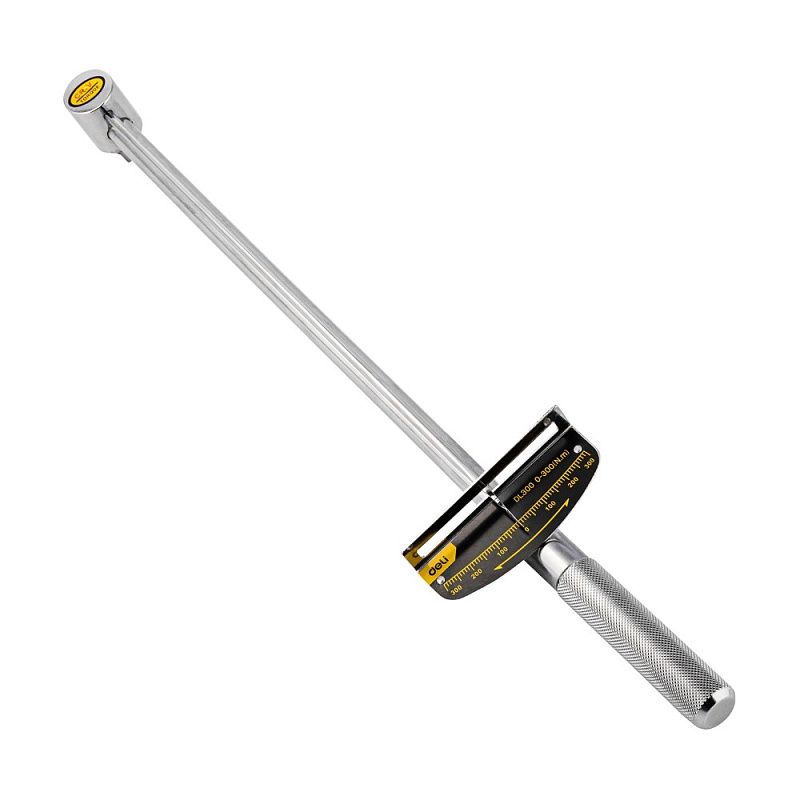 Ключ динамометрический Deli YS EDL300, 0-300 Нм 1/2, 480 мм