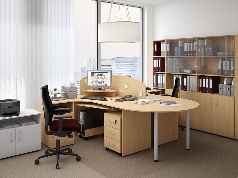 Коллекция Столица подставка под монитор С-660, 450х450х118 мм, дуб сонома