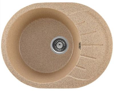 Мойка кухонная из мраморной крошки, песок, A03-21 Gerhans