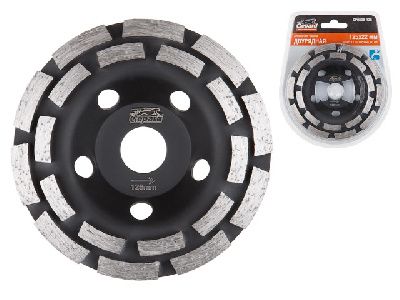 Алмазная чашка по бетону двурядная Gepard