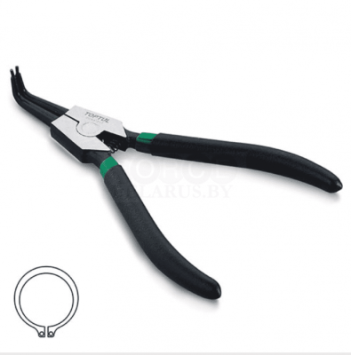 Съемник стопорных колец 225 мм 90° наружный Toptul DCAA1209