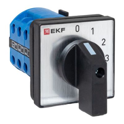 Переключатель кулачковый ПК-1-102 10А 2P «0-1-2-3» EKF PROxima pk-1-102-10