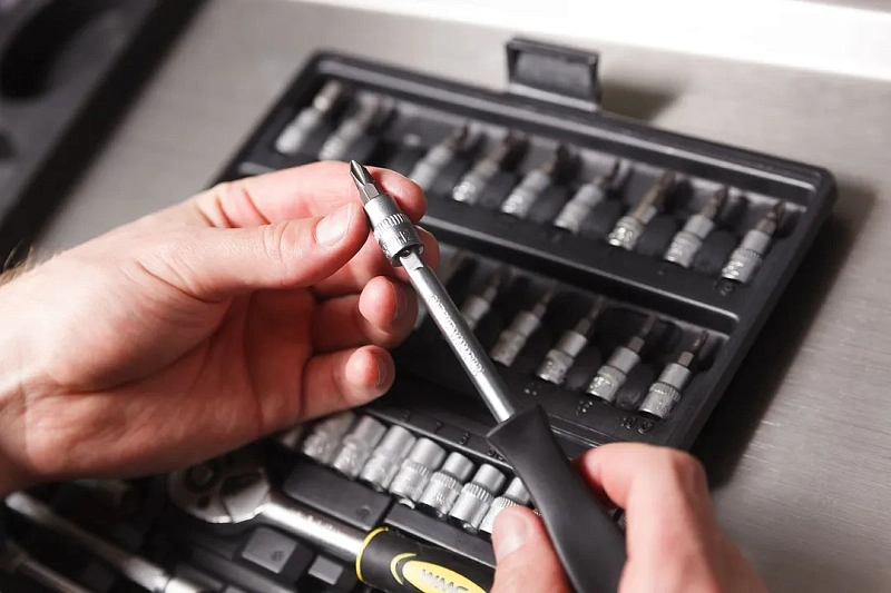 Набор инструментов 46 пр. 1/4'', 6-гр., 4-14 мм WMC TOOLS WMC-2462-5