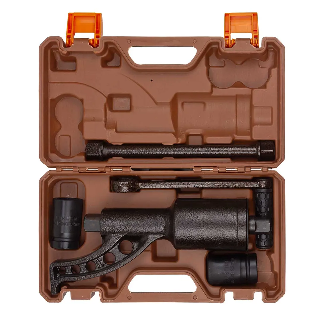 Гайковерт ручной с редуктором 1'', головки 32, 33 мм, L310 мм, передаточное число 1:68, 6200 Н/м FORSTIME FT-3411389 HS