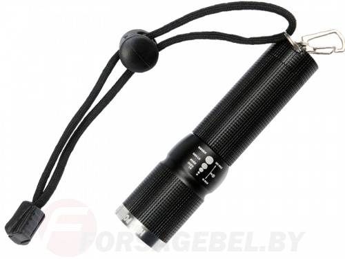 Фонарик IP64 100х25 мм. 3W, 100lm, 1.5V, 1xAA, zoom Yato YT-08571
