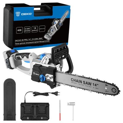 Пила цепная аккумуляторная DKCHS 40 PRO DEKO 084-2000