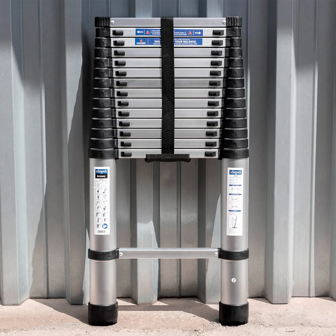 Лестница телескопическая алюм. бытовая 4.4 м 15 ступ. Scheppach Sch-UP440