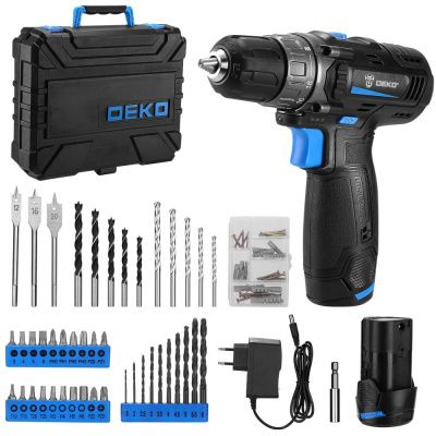 Дрель-шуруповерт аккумуляторная DKCD12 SET 92 DEKO 083-1113