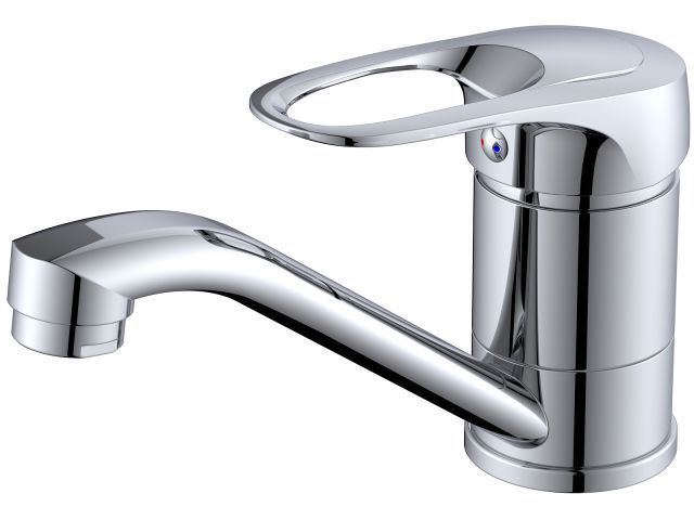 Смеситель для кухни D35, серия 660, высота излива - 82 мм, длина излива - 149,5 мм излив поворотный, L-образный. ECONOCE EC0660