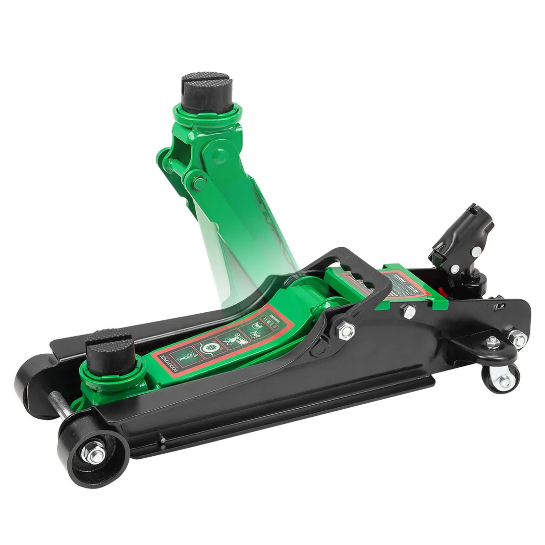 Домкрат подкатной гидравлический 3 т, 85-380 мм низкопрофильный усиленный корпус, поворотная ручка 360° RockForce RF-T820050R