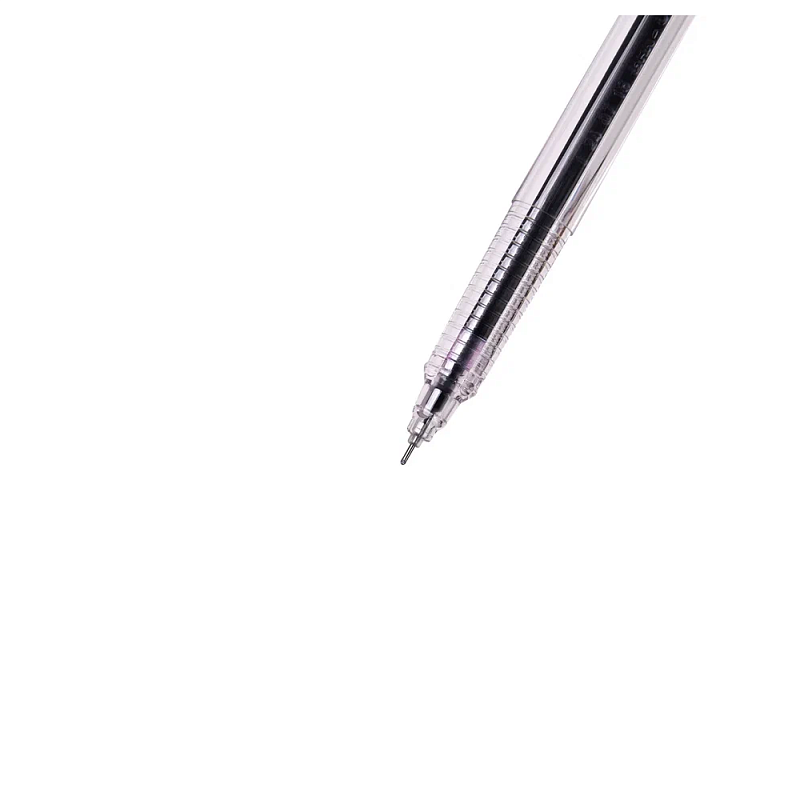 Ручка гелевая "My-Gel Standard", 0.5 мм, прозрачный, стерж. фиолетовый