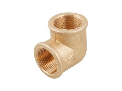 Колено вн. 3/4", уголок латунный м-м 3/4" Цветлит ЦРБ0083