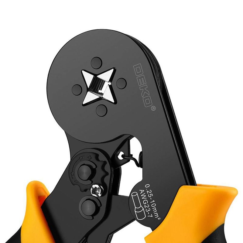 Клещи обжимные для втулочных наконечников DKCT02 DEKO 081-2089