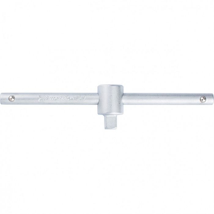 Т-образный вороток с бегунком 115 мм 1/4", CrV, хромированный Matrix Master 13986