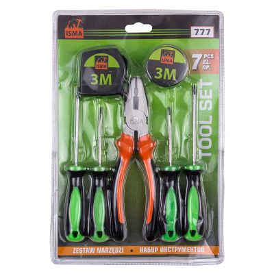 Набор инструментов 7 пр. ISMA ISMA-777
