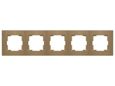 Рамка 5-ая горизонтальная золотая, RITA, Mutlusan 22208001580
