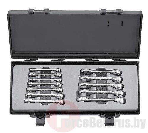 Набор укороченных комбинированных ключей 8-19 мм12 пр. Force 51214
