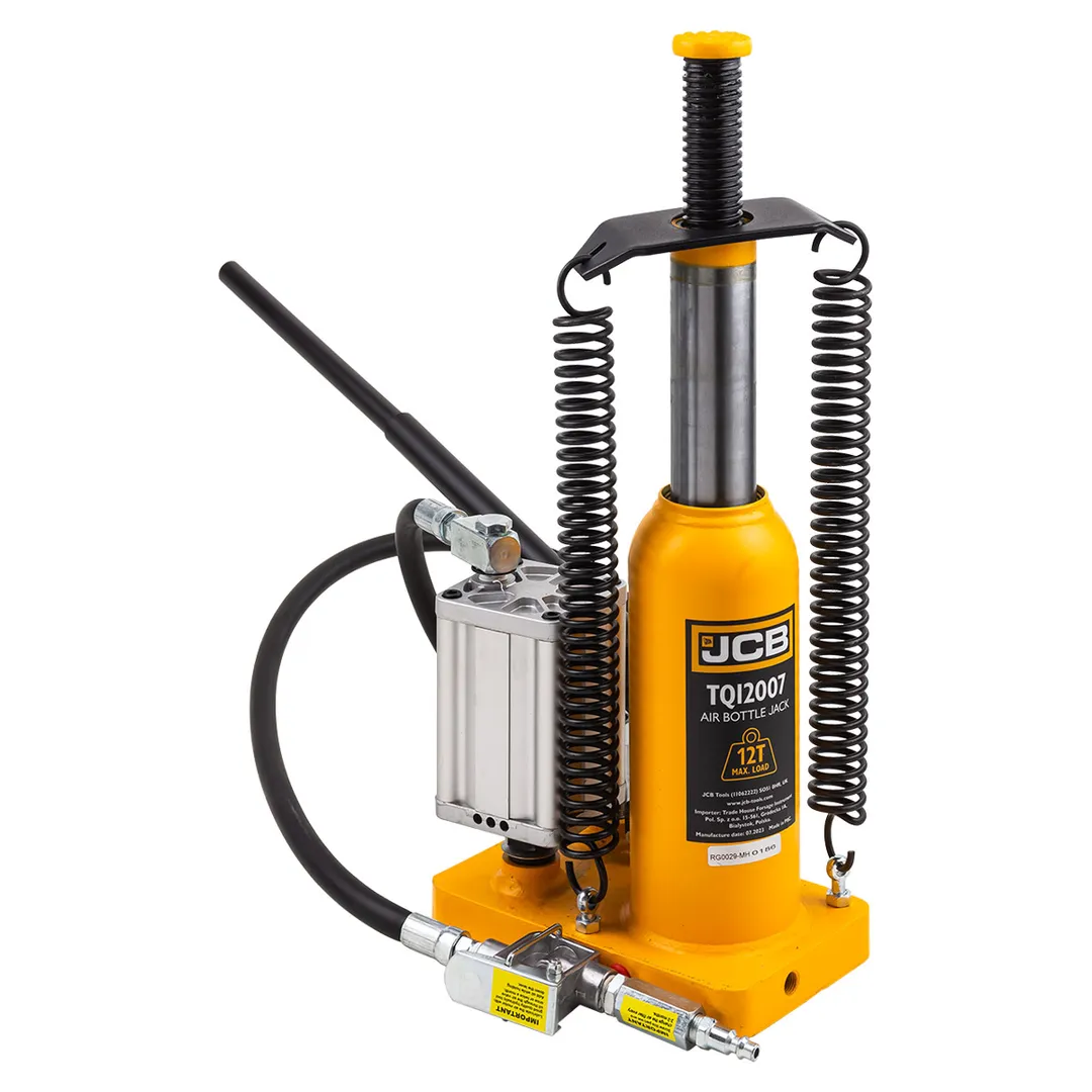 Домкрат бутылочный пневмогидравлический 12 т, 260-500 мм JCB JCB-TQ12002 (TQ12007)