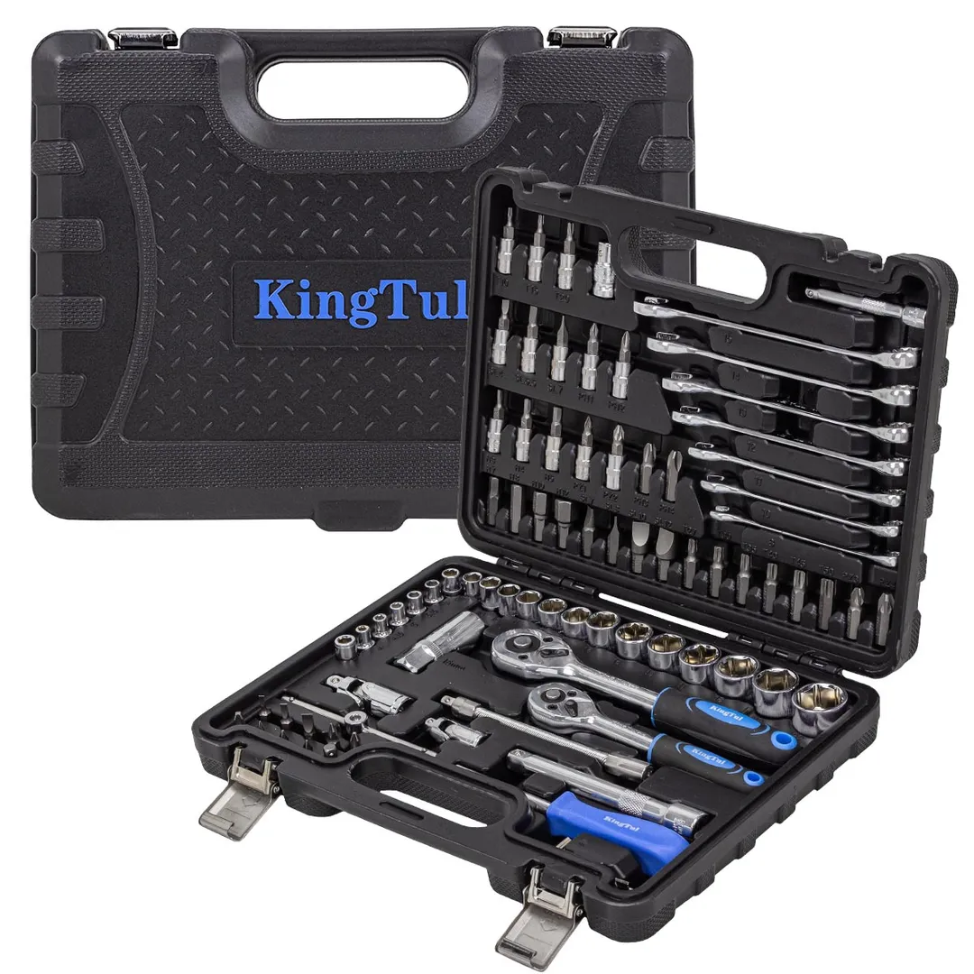 Набор инструментов 82 пр. 3/8"&1/4" 6-гр. KINGTUL KT-4821-5DS