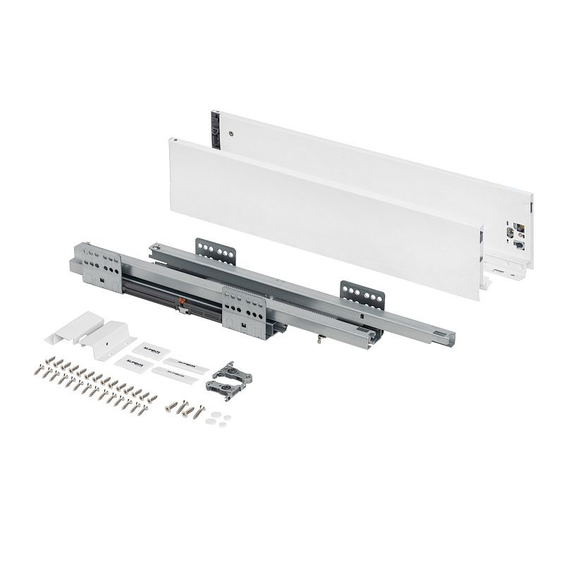 Система ящиков Evolution L-500 h116 белый SOFT CLOSE ДСП16мм SLIMBOX EVOLUTION 117348